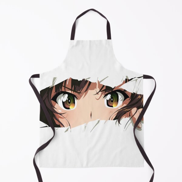 Item preview, Saori Takebe Girls Panzer Green Eyes Peek Playful Anime Girl designed and sold by PMartistStudio.