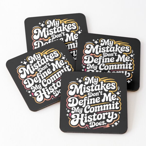 Item preview, Geek humor: My mistakes don’t define me. My commit history does designed and sold by Dizartico.