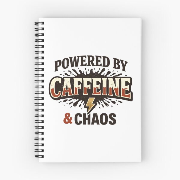 Item preview, Powered By Caffeine & Chaos designed and sold by B-All-Creations.