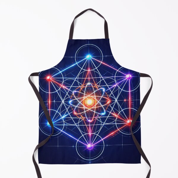 Item preview, Metatron's Cube Atom Art - Sacred Geometry Science Decor designed and sold by LuxeBuzz.