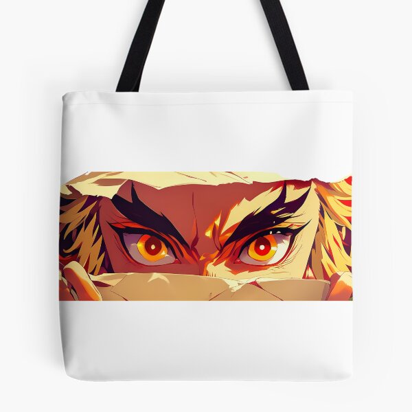 Item preview, Kyojuro Rengoku Demon Slayer Fiery Eyes Peeker designed and sold by PMartistStudio.