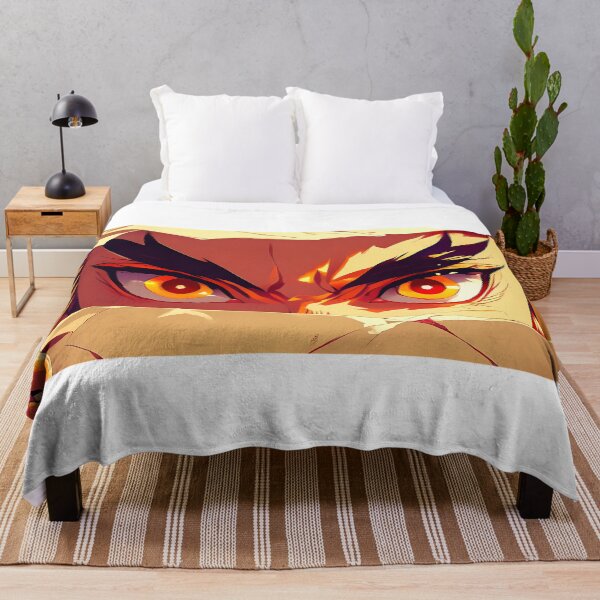 Item preview, Kyojuro Rengoku Demon Slayer Fiery Eyes Peeker designed and sold by PMartistStudio.