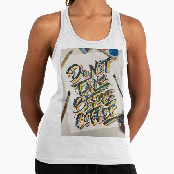 Fresh Nemiroff Vodka Coffee Fuels Success Racerback Tank Top