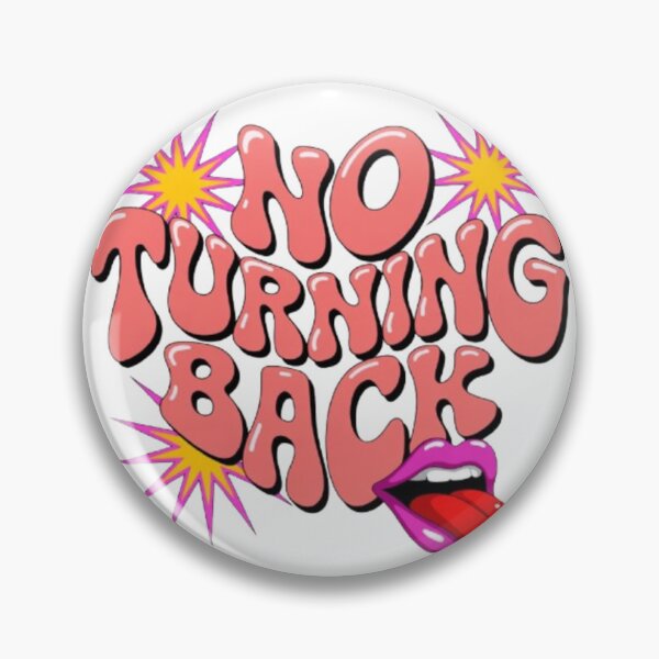 Item preview, No Turning Back – Retro Pop Statement Graphic designed and sold by NewUSShop.