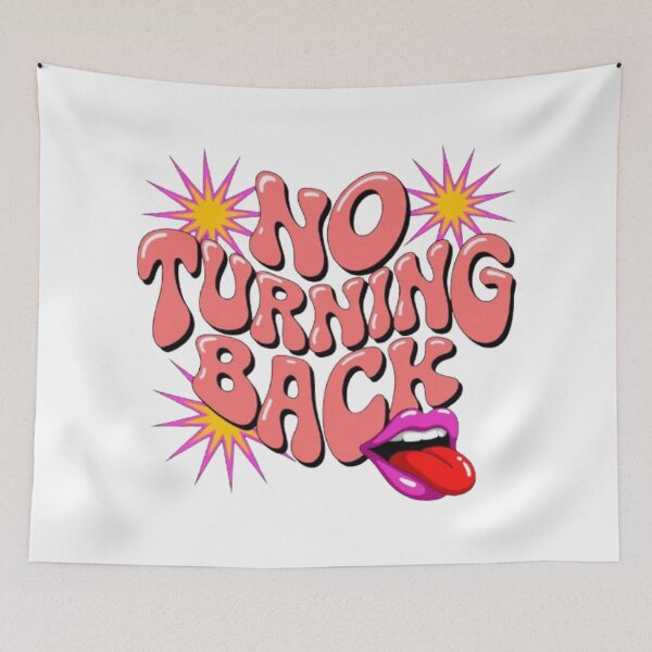 Item preview, No Turning Back – Retro Pop Statement Graphic designed and sold by NewUSShop.