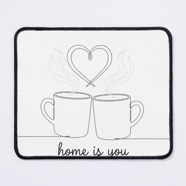 Item preview, Minimalist home is you – Romantic Aesthetic Couple Design designed and sold by Studioyasmin.