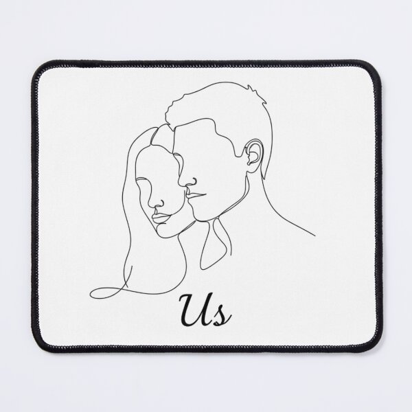 Item preview, Minimalist Us– Romantic Aesthetic Couple Design designed and sold by Studioyasmin.