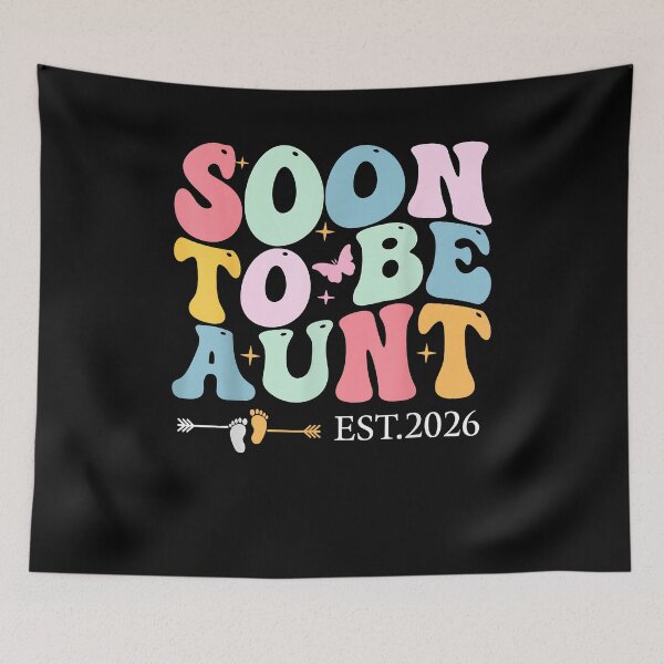 Item preview, Funny Aunt 2026 Promoted to Auntie Soon to Be Aunt Est 2026 designed and sold by Goleon12.