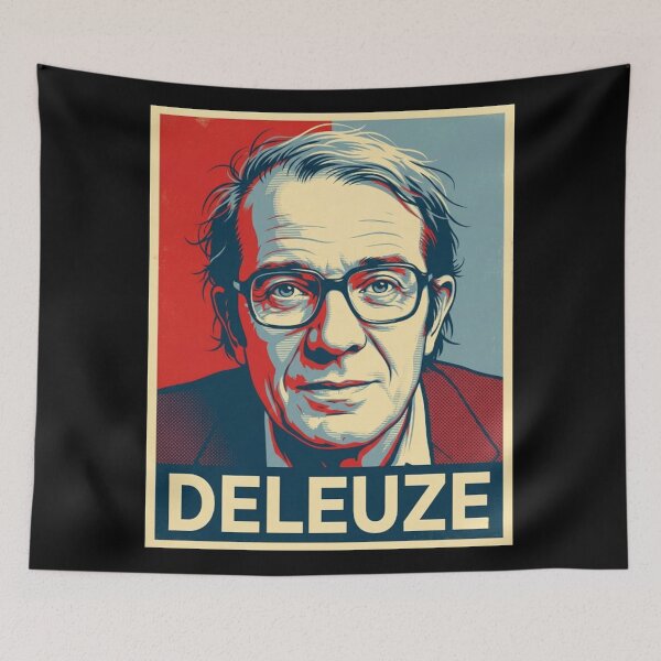 Item preview, Gilles Deleuze Hope Style Retro Poster Art  designed and sold by Anya Byron.