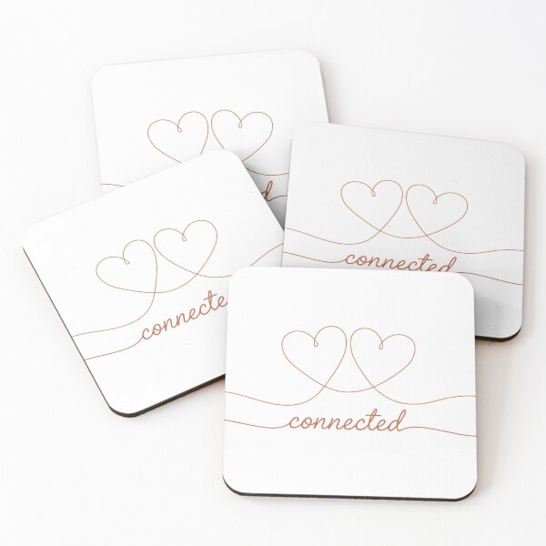 Item preview, Minimalist  Connected– Romantic Aesthetic Couple Design designed and sold by Studioyasmin.