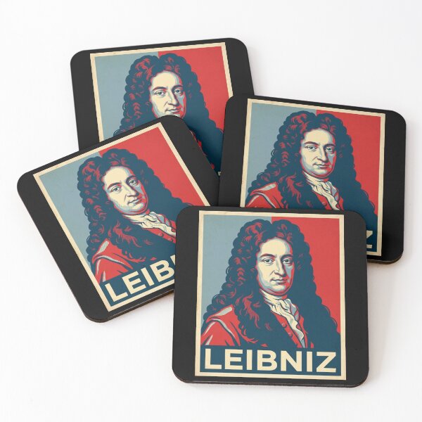 Item preview, Wilhelm Leibniz Hope Style Retro Poster Art designed and sold by Anya Byron.