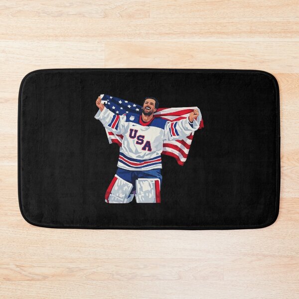 Item preview, Connor Hellebuyck Usa Goalie Gold designed and sold by DillonHuerta.