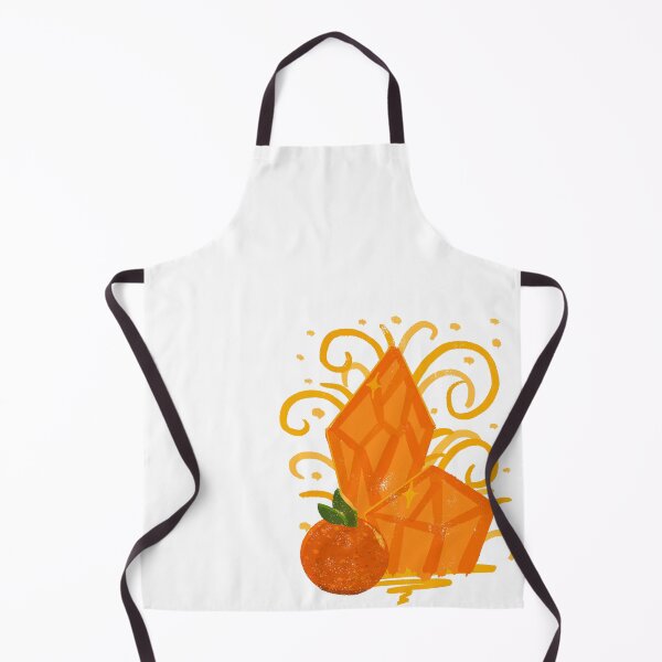Item preview, Orange Crystal Gems & Mandarin - Vibrant Citrus Fantasy Illustration designed and sold by TheArtOfTreble.