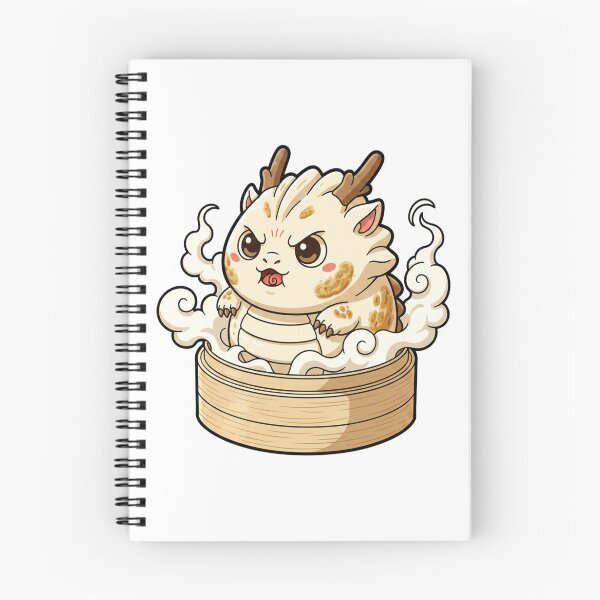 Item preview, Dumpling Dragon Kaiju – Cute Dim Sum Food Monster designed and sold by Ink Dynasty.