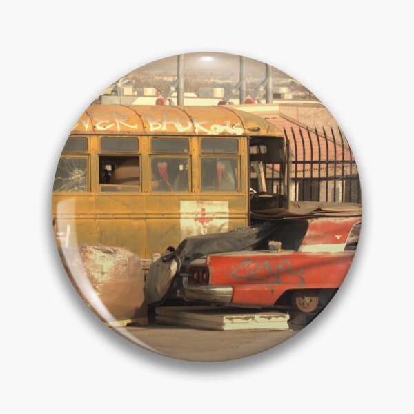Item preview, Abandoned Bus & Car in Las Vegas designed and sold by MangoSeeds2.