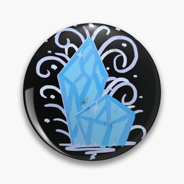Item preview, Blue Crystal Gem Sparkle - Ethereal Fantasy Illustration designed and sold by TheArtOfTreble.