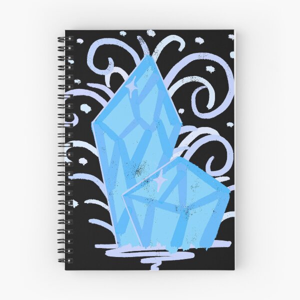 Item preview, Blue Crystal Gem Sparkle - Ethereal Fantasy Illustration designed and sold by TheArtOfTreble.