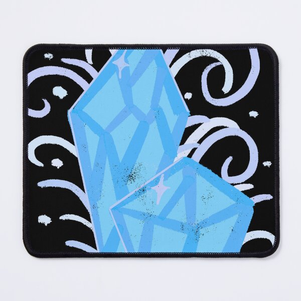 Item preview, Blue Crystal Gem Sparkle - Ethereal Fantasy Illustration designed and sold by TheArtOfTreble.