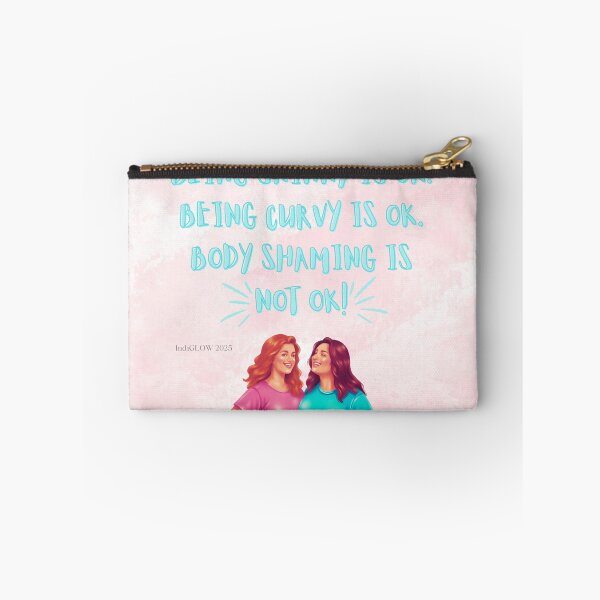 Item preview, Body Positivity – Friends Hugging Pink Artwork designed and sold by IndiGLOW4Me.