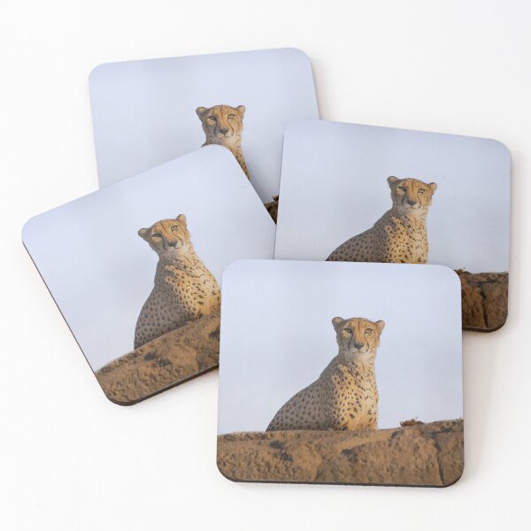 Item preview, Intense Cheetah Gaze - African Wildlife Portrait Photography designed and sold by AbulailArt.