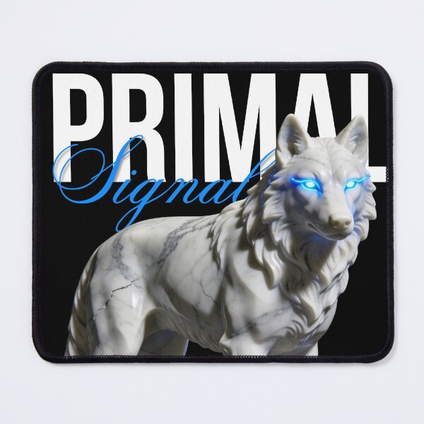 Item preview, Primal Guardian – White Lion Symbol of Strength and Protection designed and sold by Marble Void.