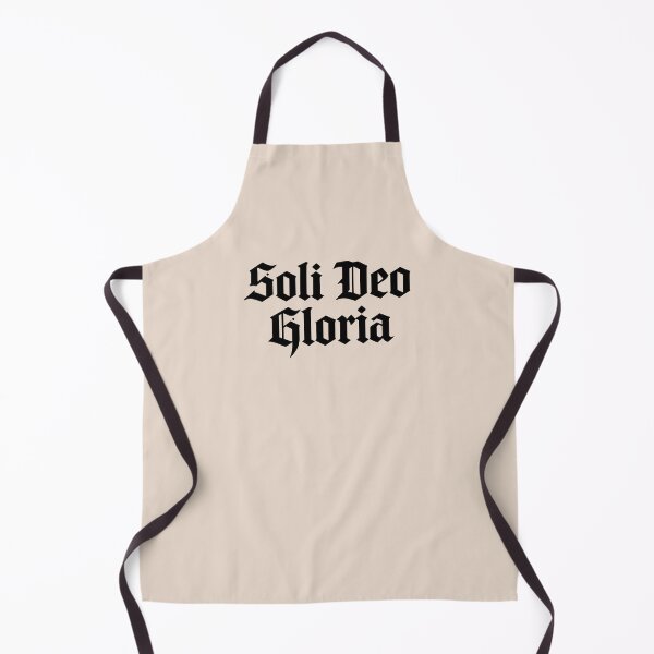 Item preview, Reformed Theology Soli Deo Gloria Christian Art - Black Lettering designed and sold by Glory After Tears.