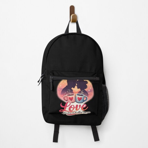 Item preview, Love Looks Better On Us – Romantic Couple Silhouette Coffee Mug Sunset Sticker designed and sold by CutePearlStudio.