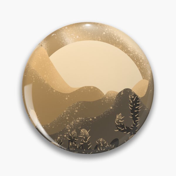 Item preview, Golden Desert Sunset with Cacti - Minimalist Boho Landscape Illustration designed and sold by TheArtOfTreble.