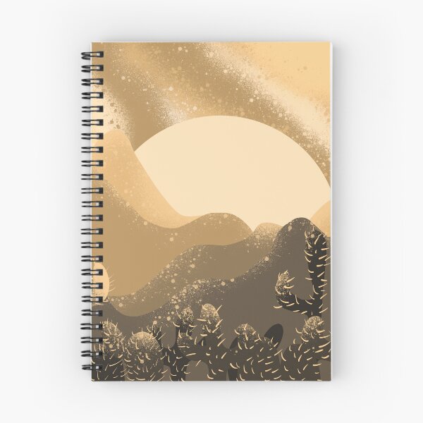 Item preview, Golden Desert Sunset with Cacti - Minimalist Boho Landscape Illustration designed and sold by TheArtOfTreble.