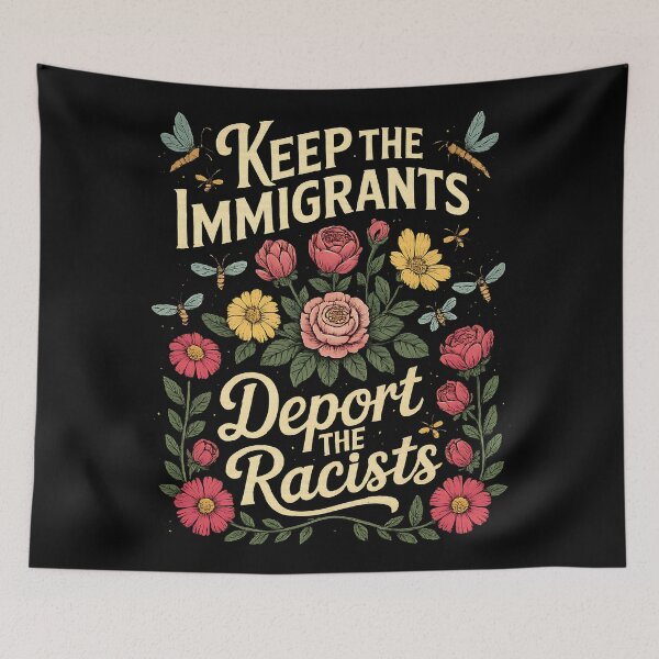 Item preview, Keep The Immigrants Deport The Racist designed and sold by projectmayflower.