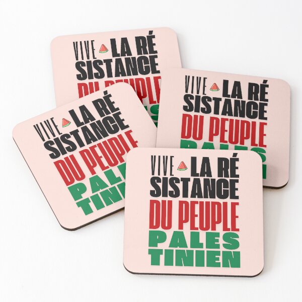 Item preview, vive la resistance du peuple palestinien designed and sold by Slice Of Seed.