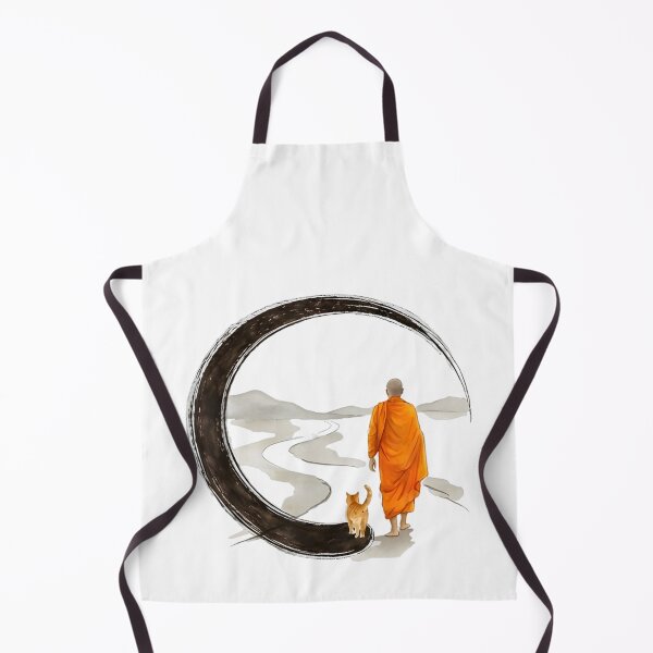 Item preview, Walk for Peace Monks with Aloka Cat designed and sold by CristHuds.