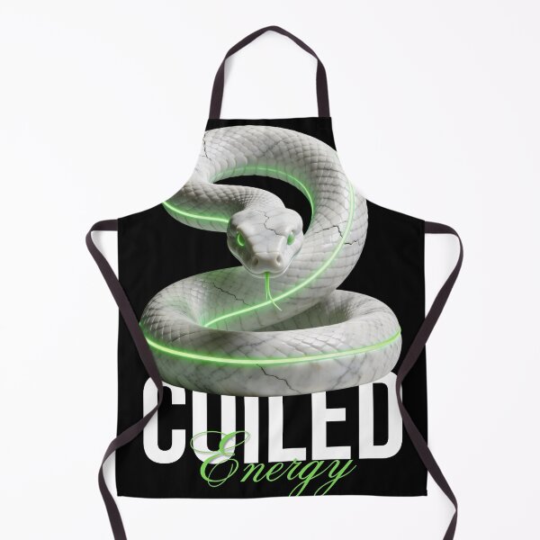 Item preview, Coiled Energy – Green Serpent of Power and Transformation designed and sold by Marble Void.