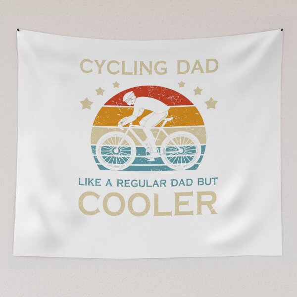 Item preview, Cycling Dad Like A Regular But Cooler Fathers Day Cyclist Biker Dad designed and sold by Capybarazaur.