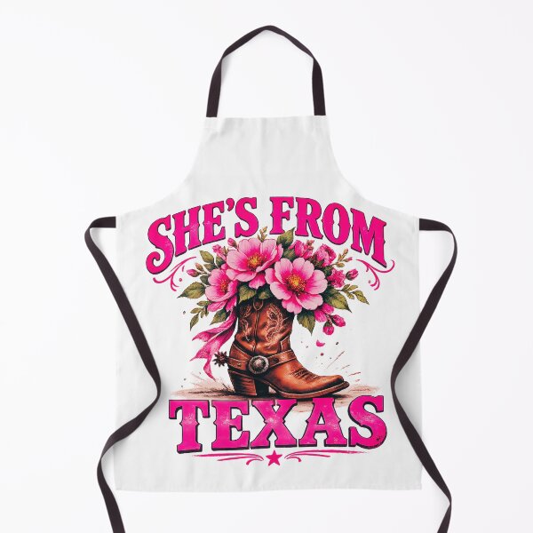 Item preview, She’s From Texas Western Cowgirl Boot Floral Texas Country Girl Graphic designed and sold by designleon19.
