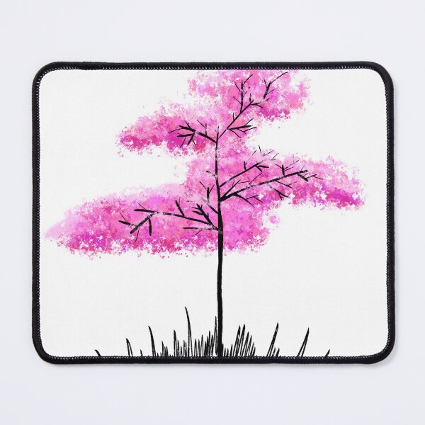 Item preview, Pink Cherry Blossom Tree - Soft Watercolor Spring Illustration designed and sold by TheArtOfTreble.