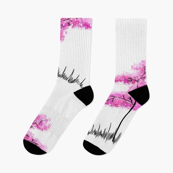Item preview, Pink Cherry Blossom Tree - Soft Watercolor Spring Illustration designed and sold by TheArtOfTreble.