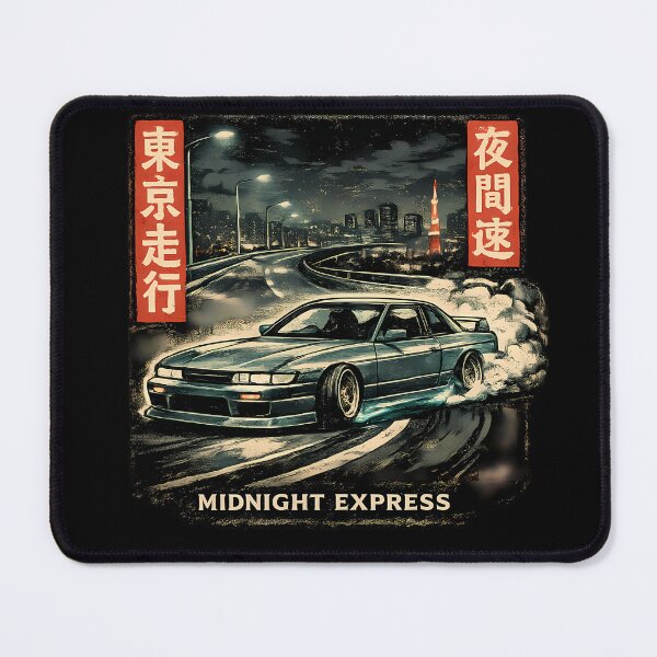 Item preview, Tokyo Midnight Drift Car Japanese Street Racing Night Express designed and sold by VaporTokyo.
