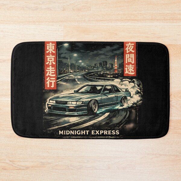 Item preview, Tokyo Midnight Drift Car Japanese Street Racing Night Express designed and sold by VaporTokyo.