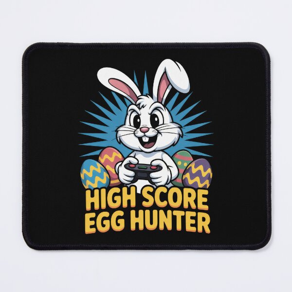 Item preview, High Score Egg Hunter - Cartoon Gamer Illustration designed and sold by Dazeville Studio1541 .