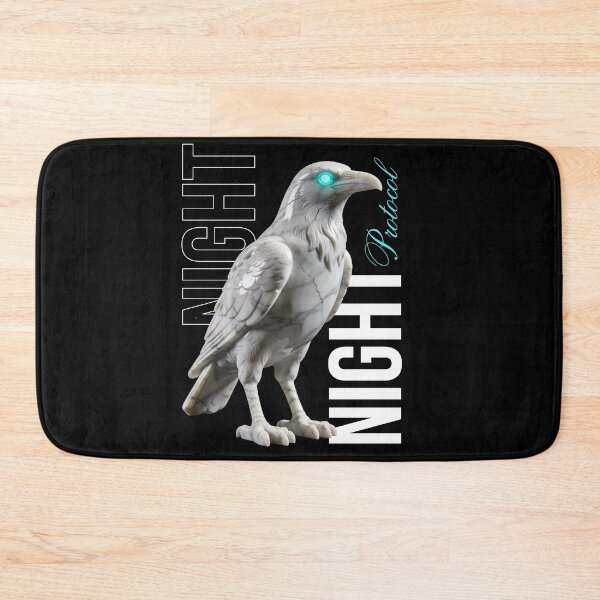 Item preview, Night Vision – Blue Owl with Futuristic Nocturnal Energy designed and sold by Marble Void.