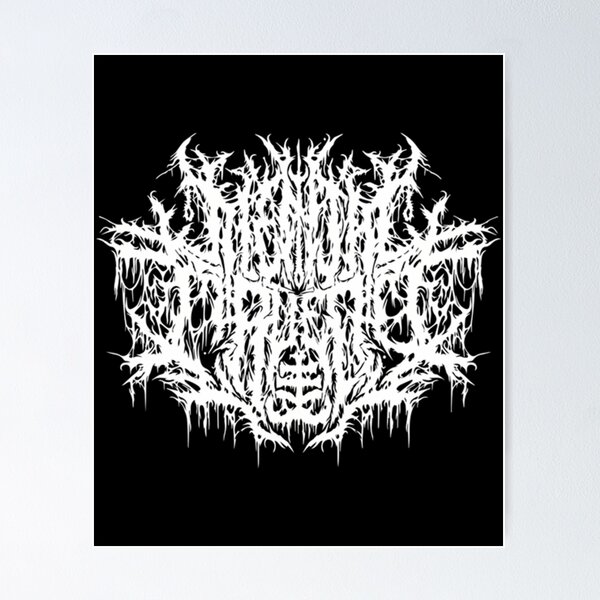 Item preview, Mental Cruelty Dripping Blackened Deathcore Logo designed and sold by SophieBau1.