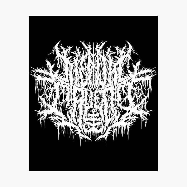 Item preview, Mental Cruelty Dripping Blackened Deathcore Logo designed and sold by SophieBau1.