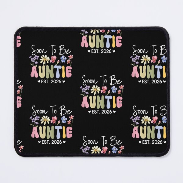Item preview, Cute Soon to Be Auntie Est. 2026 Floral New Aunt Expect Baby designed and sold by Goleon12.