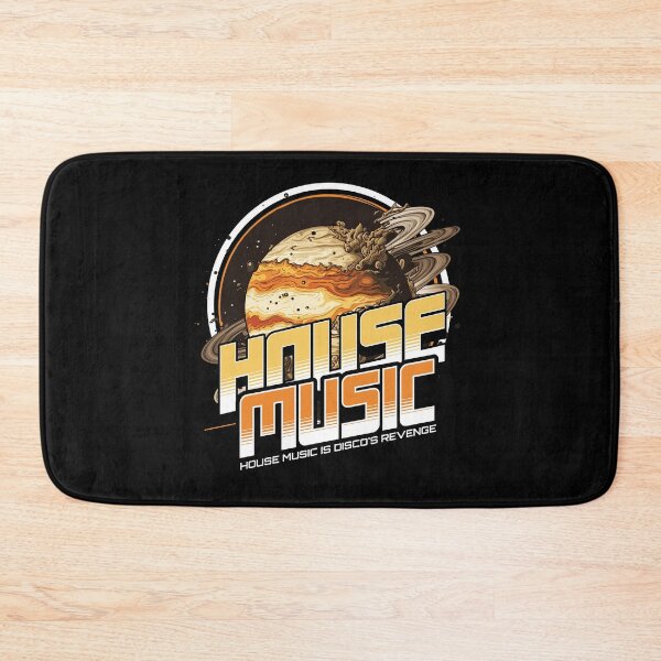 Item preview, HOUSE MUSIC  - House Planet (White) designed and sold by Discothreadz.