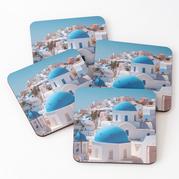 Item preview, Santorini Village designed and sold by bubblyrainbow.