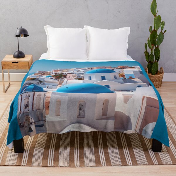 Item preview, Santorini Village designed and sold by bubblyrainbow.