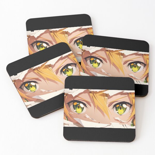 Item preview, Leafa Sword Art Online Green Eyes Peeker Close Up designed and sold by PMartistStudio.