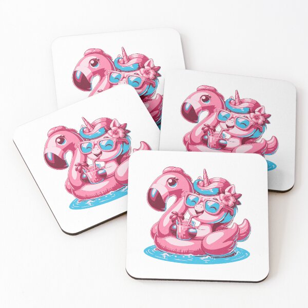 Item preview, Unicorn on a Flamingo Floatie  designed and sold by PassionforLove.
