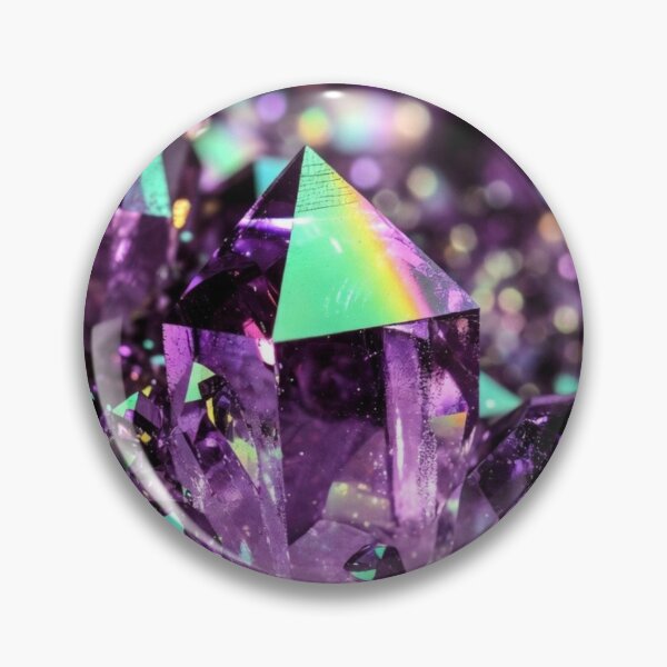 Item preview, Iridescent Amethyst Crystal Glow designed and sold by CoquetteLunaCo.